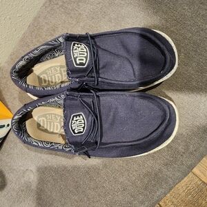 Hey Dude Navy Casual Shoes